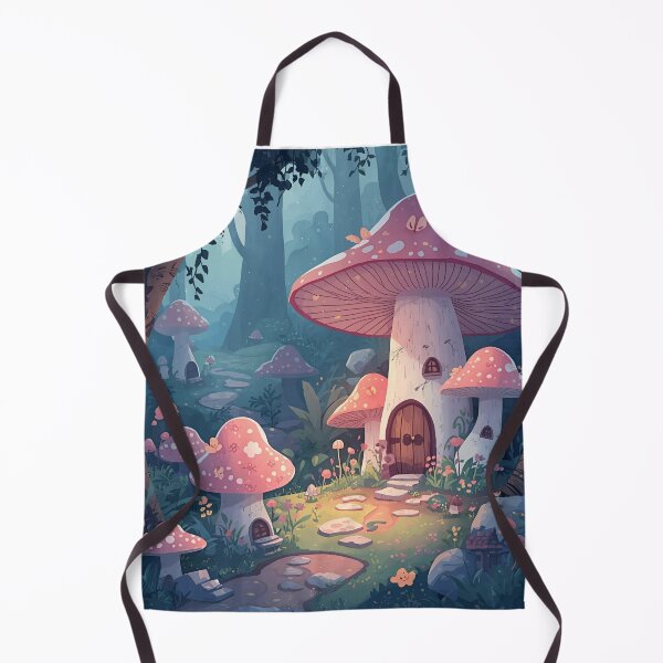 Item preview, Whispering Mushrooms Village designed and sold by GlowPix.