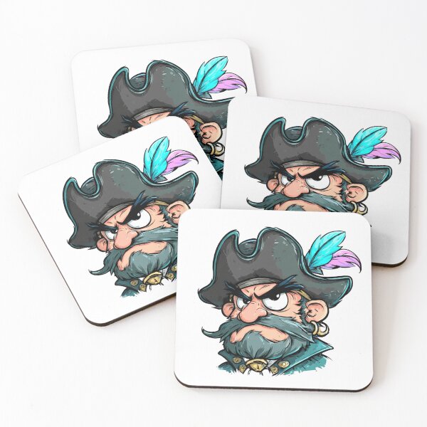 Item preview, Angry Pirate Captain – Cartoon Buccaneer Art designed and sold by Ruhrpott-Design.