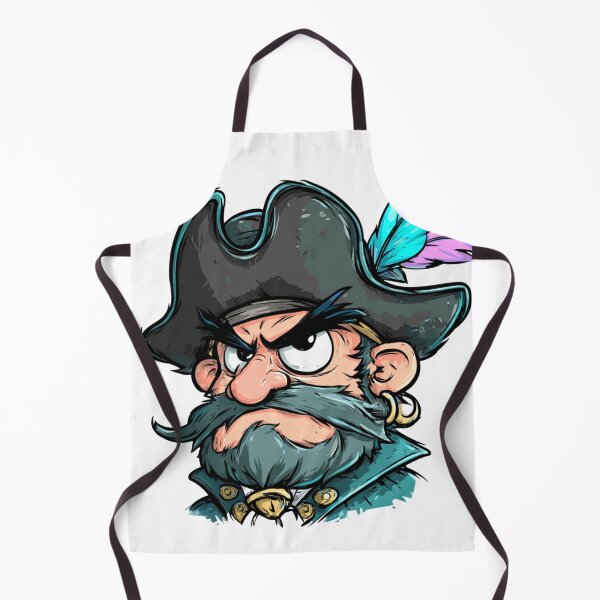 Item preview, Angry Pirate Captain – Cartoon Buccaneer Art designed and sold by Ruhrpott-Design.