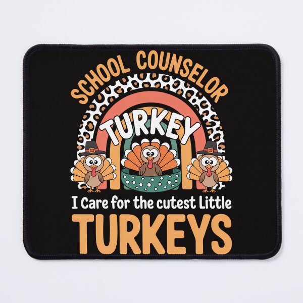 Item preview, I Care For The Cutest Turkeys Thanksgiving School Counselor designed and sold by JulienAureo.