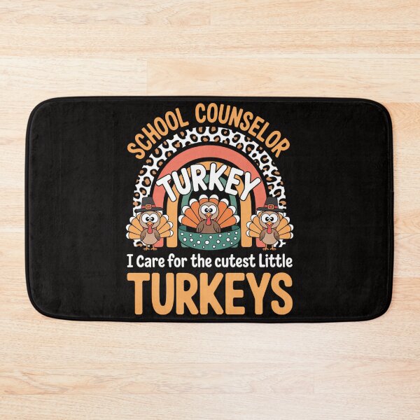Item preview, I Care For The Cutest Turkeys Thanksgiving School Counselor designed and sold by JulienAureo.