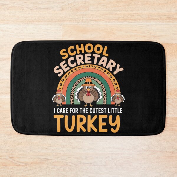 Item preview, I Care For The Cutest Turkeys Thanksgiving School Secretary designed and sold by JulienAureo.