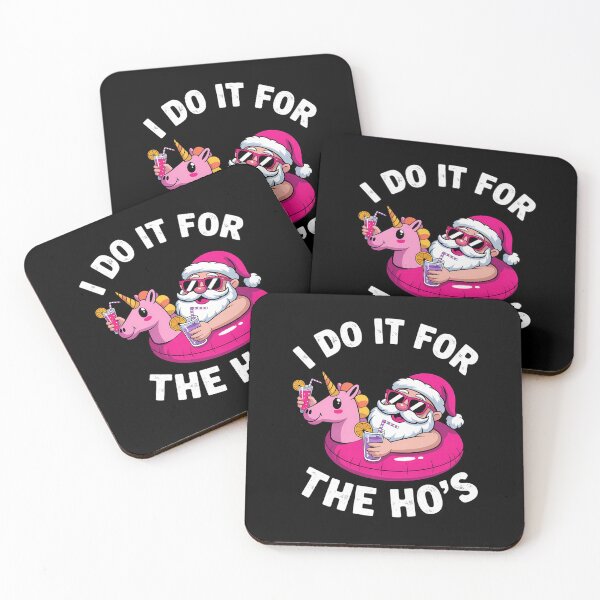 Item preview, I Do It For The Hos Funny Summer Santa Christmas In July designed and sold by JulienAureo.