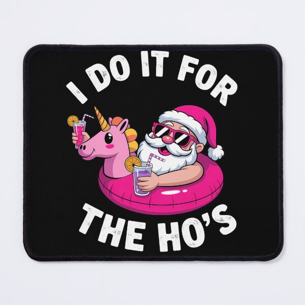 Item preview, I Do It For The Hos Funny Summer Santa Christmas In July designed and sold by JulienAureo.