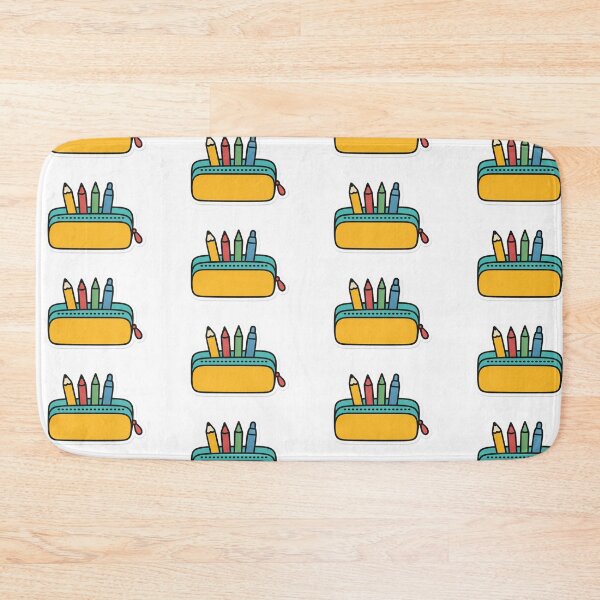 Item preview, School supplies illustration with pencil case and stationery, isolated on transparent, AI generated designed and sold by dvoevnore.