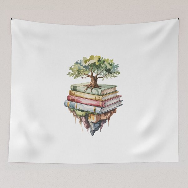 Item preview, Floating Books and Tree designed and sold by jkrphoto.