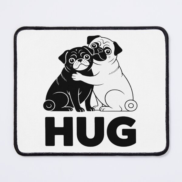 Item preview, Hug the Pugs for Dog Lover Pug Lover Dog trainer designed and sold by CraftyCuttable.