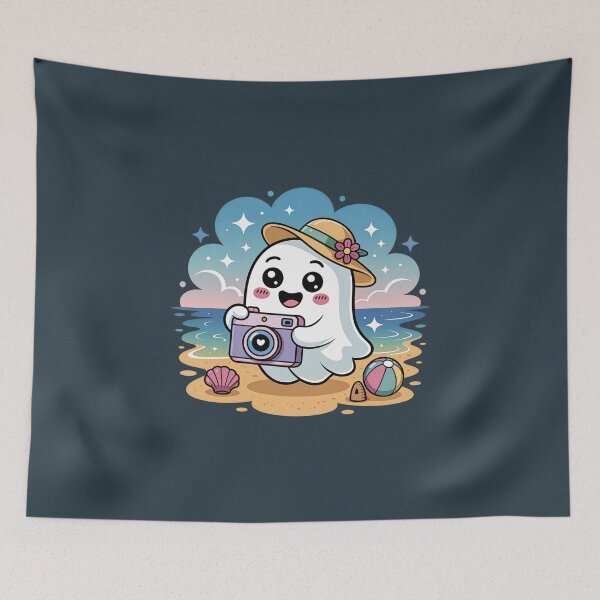 Item preview, Kawaii Ghost Photographer designed and sold by jkrphoto.