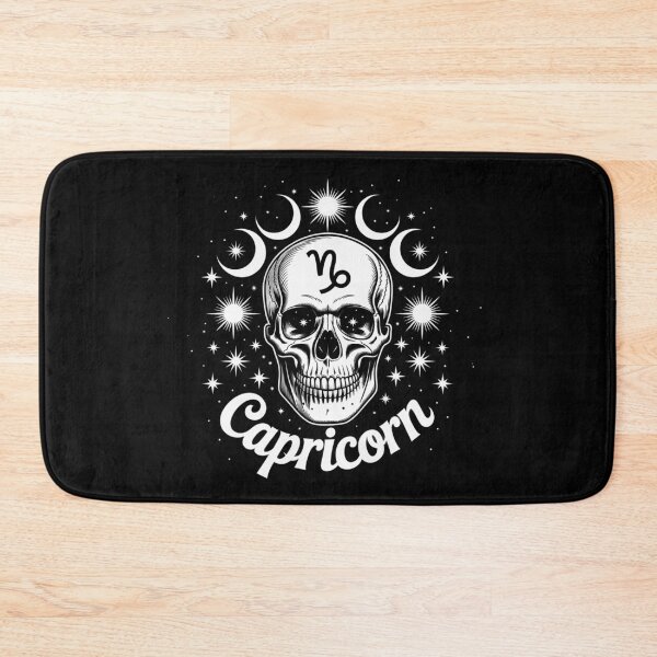 Item preview, capricorn Skull with Celestial Elements designed and sold by jkrphoto.