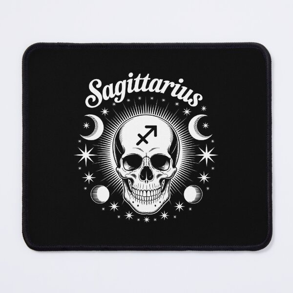 Item preview, sagittarius Skull with Celestial Elements designed and sold by jkrphoto.