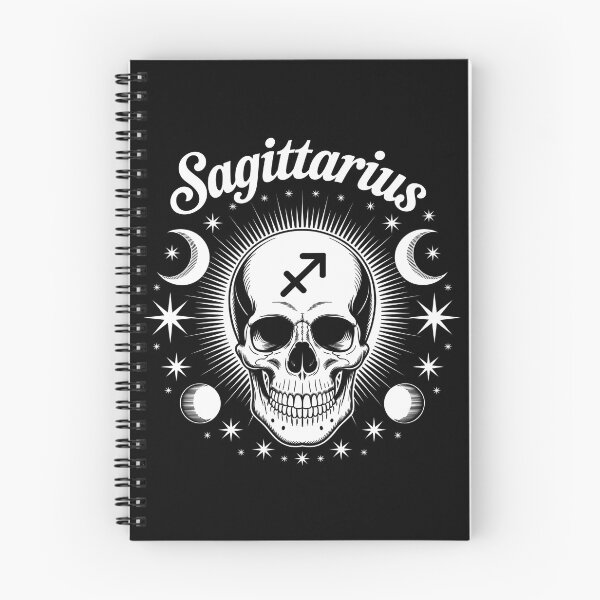Item preview, sagittarius Skull with Celestial Elements designed and sold by jkrphoto.