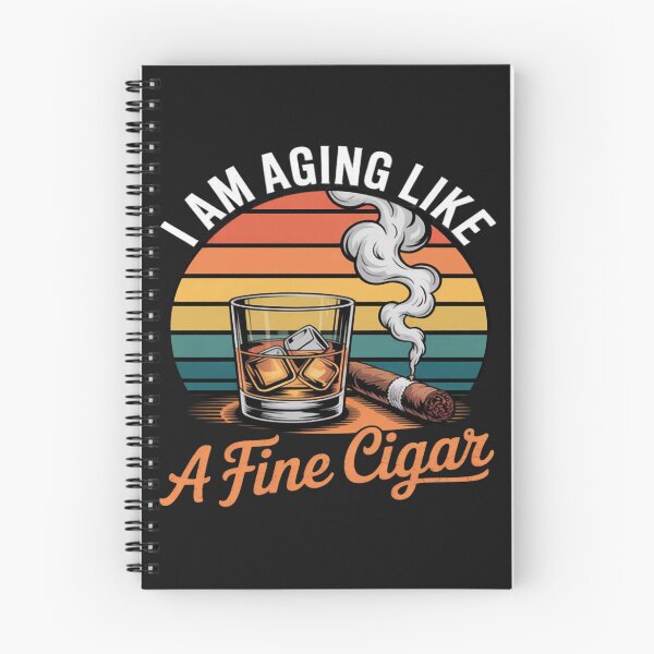 Item preview, I Am Aging Like A Fine Cigar Whiskey Sunset designed and sold by CraftyCuttable.