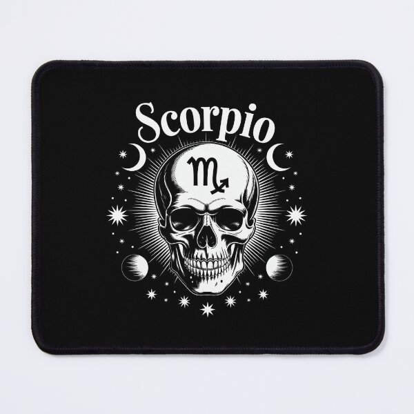 Item preview, Scorpio Skull with Celestial Elements designed and sold by jkrphoto.