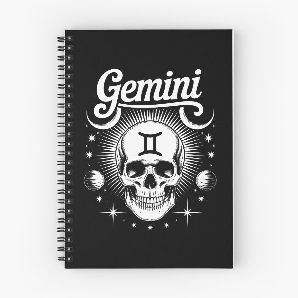 Item preview, Gemini Skull with Celestial Elements designed and sold by jkrphoto.