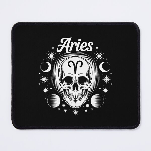 Item preview, Aries Skull with Celestial Elements designed and sold by jkrphoto.