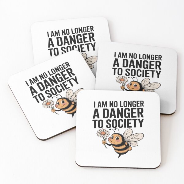 Item preview, I Am No Longer A Danger To Society designed and sold by CraftyCuttable.