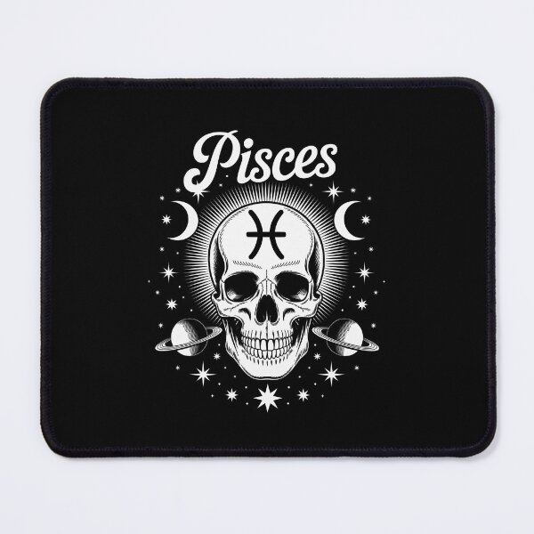 Item preview, Pisces Skull with Celestial Elements designed and sold by jkrphoto.