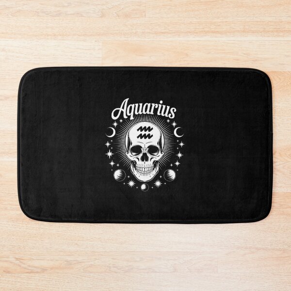 Item preview, Aquarius Skull with Celestial Elements designed and sold by jkrphoto.