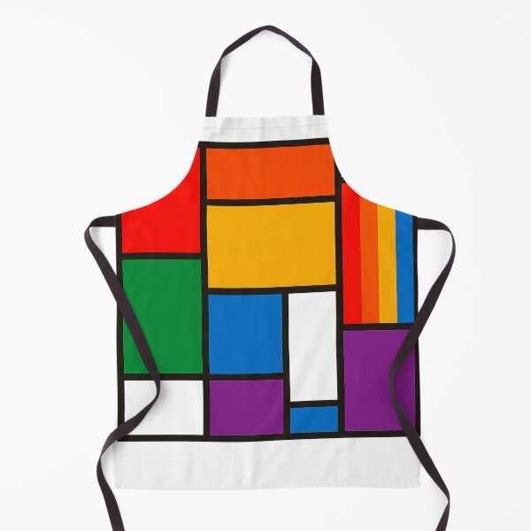 Item preview, Mondrian Window with Rainbow Flag designed and sold by JETSETPRIDE.