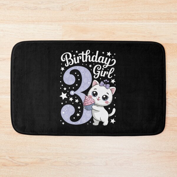 Item preview, Kitten Celebrates 3 Birthday designed and sold by jkrphoto.