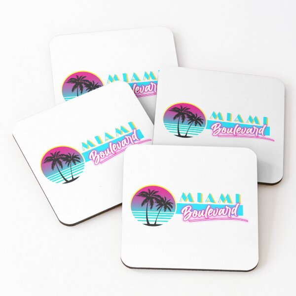 Item preview, Miami Boulevard – Retro Vibes and Sunset designed and sold by Wawan35200.