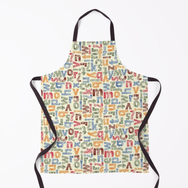 Item preview, Colorful Hand Drawn Alphabet Pattern designed and sold by Agni Designs.