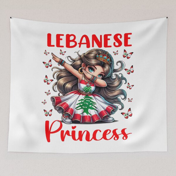 Aperçu de l'œuvre Princesse libanaise Dabbing pour filles créée et vendue par NUMAcreations.