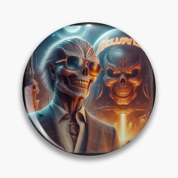 Item preview, Alien Skeleton Halloween Corporate Noir designed and sold by Voodoo Store Paranormal Collections.