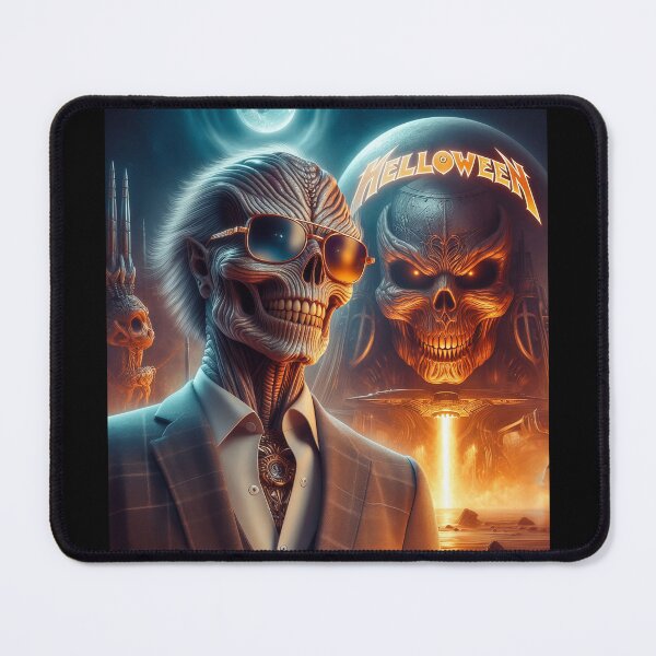 Item preview, Alien Skeleton Halloween Corporate Noir designed and sold by Voodoo Store Paranormal Collections.