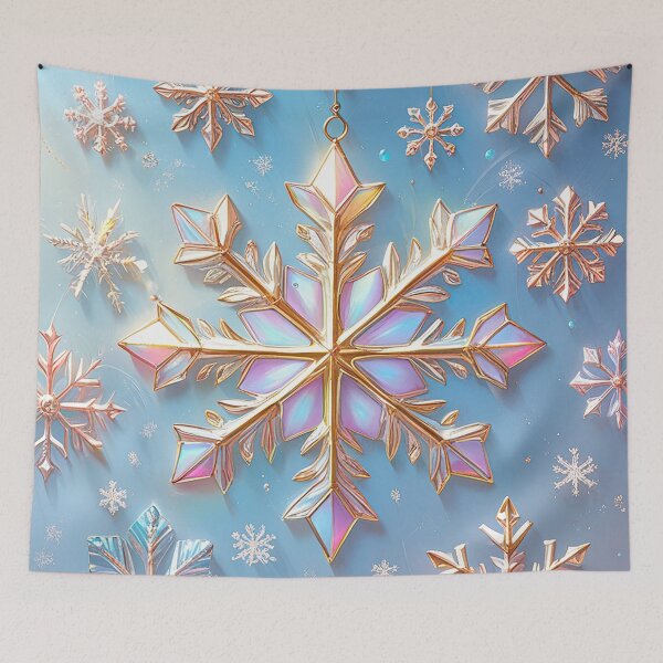 Item preview, Aesthetic Snowflake Graphic Design designed and sold by caseluv.