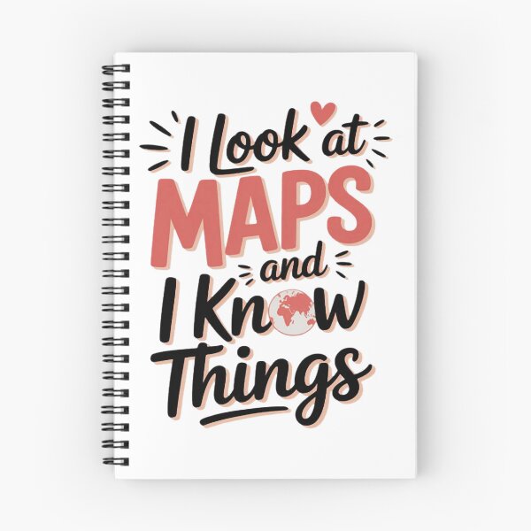 Item preview, I look at Maps and i know things Geography Teacher designed and sold by CraftyCuttable.