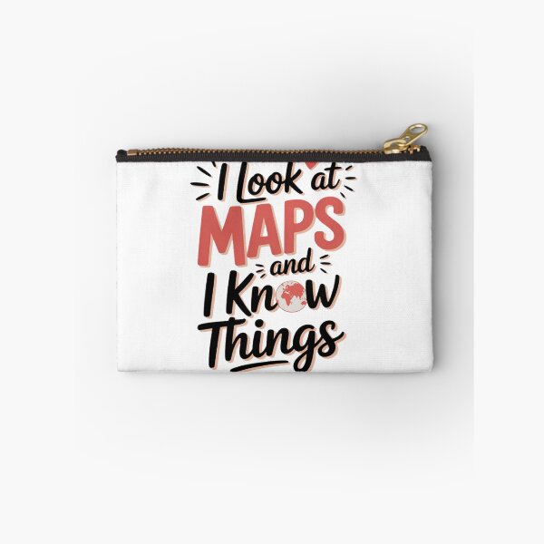Item preview, I look at Maps and i know things Geography Teacher designed and sold by CraftyCuttable.