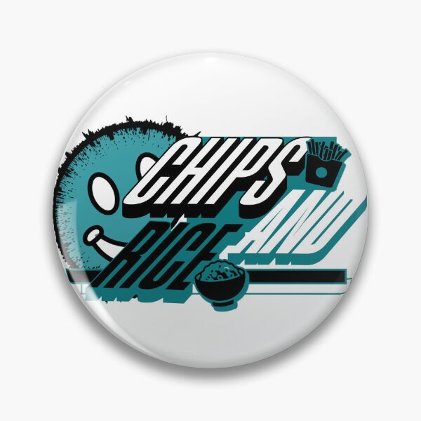 Item preview, Tonight We Will Be Having Chips And Rice Cyan Smiley designed and sold by 133DandC.