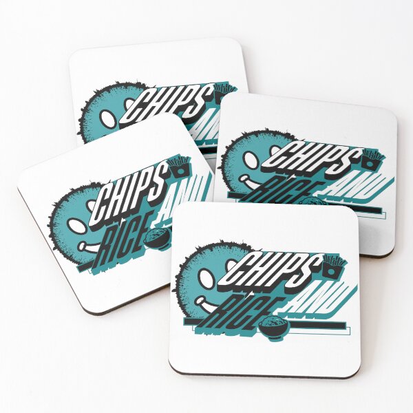 Item preview, Tonight We Will Be Having Chips And Rice Cyan Smiley designed and sold by 133DandC.