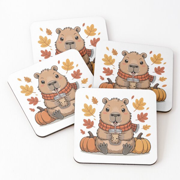 Item preview, autumn capybara  designed and sold by jkrphoto.