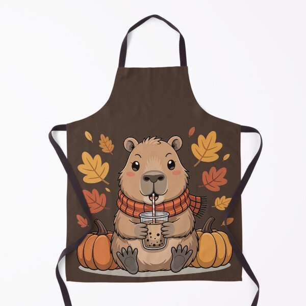 Item preview, autumn capybara designed and sold by jkrphoto.