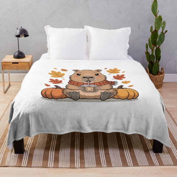 Item preview, autumn capybara  designed and sold by jkrphoto.
