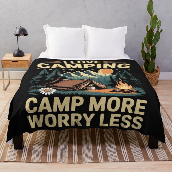 Item preview, I Love Camping Camp More, Worry Less Nature’s Peace designed and sold by CraftyCuttable.