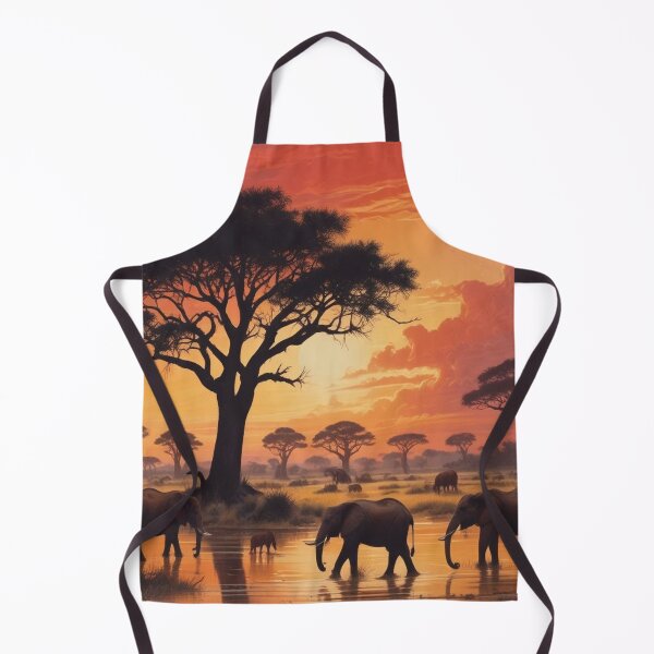 Item preview, Botswana elephants designed and sold by GasconyPassion.