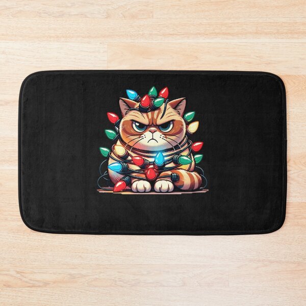 Item preview,  Angry Cat Tangledin Christmas designed and sold by TalalosART.