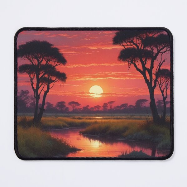 Item preview, Botswana sunset designed and sold by GasconyPassion.