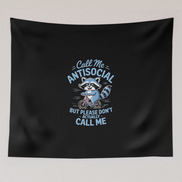 Item preview, Antisocial Raccoon Joke designed and sold by KarstenNoanra.