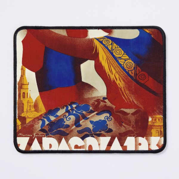 Item preview, Vintage 1932 Zaragoza Poster | Grandes Fiestas y Ferias del Pilar | Art Deco Style | Bold Colors & Cultural Heritage designed and sold by artofuniverse.