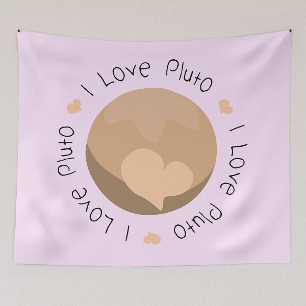 Item preview, I Love Pluto designed and sold by PessimisticIn.