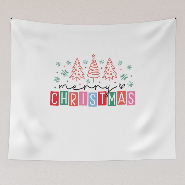 Item preview, Colorful Merry Christmas Lights Design  designed and sold by TalalosART.