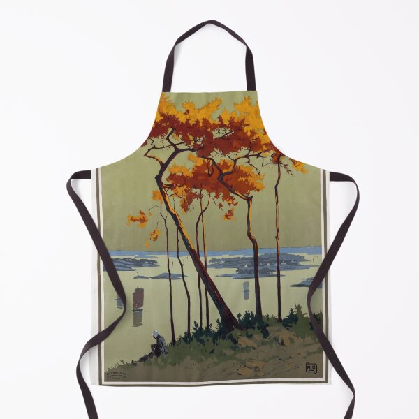 Item preview, Vintage Art Nouveau Travel Poster | Chemin de Fer de Paris à Orléans | Golfe du Morbihan | Coastal Railway Art designed and sold by artofuniverse.