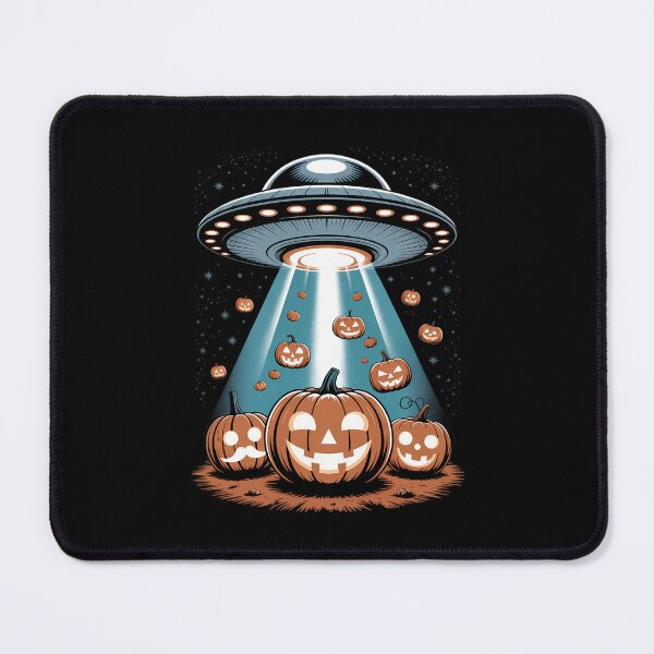 Item preview, Halloween UFO Pumpkin Spooky Funny Holiday designed and sold by VENOM0RIOT.