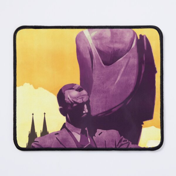 Item preview, Vintage German Travel Poster | Summer in Germany Art Print | Ludwig Hohlwein Design | Purple & Yellow Wall Decor designed and sold by artofuniverse.