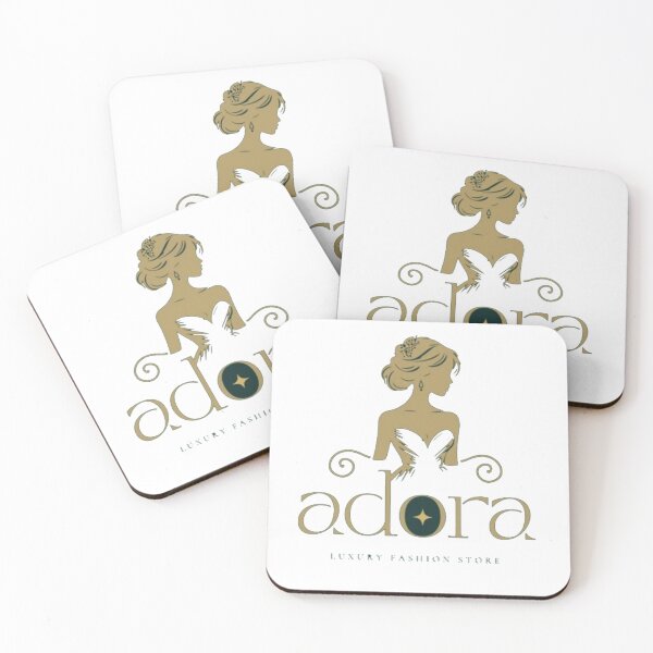 Item preview, Adora Luxury Fashion Store Logo - Elegant Woman Silhouette and Gold designed and sold by GenZFashion000.