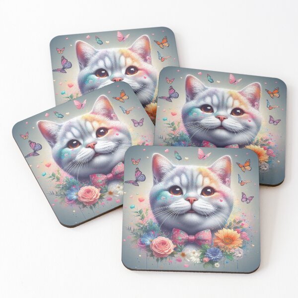 Item preview, Elegant Wirehair Cat Portrait designed and sold by Cuddle critters.